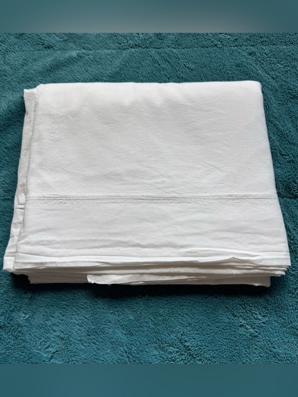 Patina Vie King Flat Sheet White Cotton Bamboo Rayon Cooling Breathable India